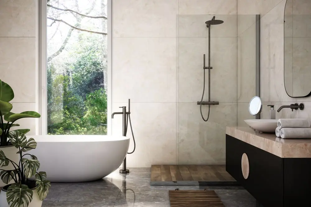 Hartwell Flooring Center | Hartwell, GA | tile flooring in gorgeous bathroom